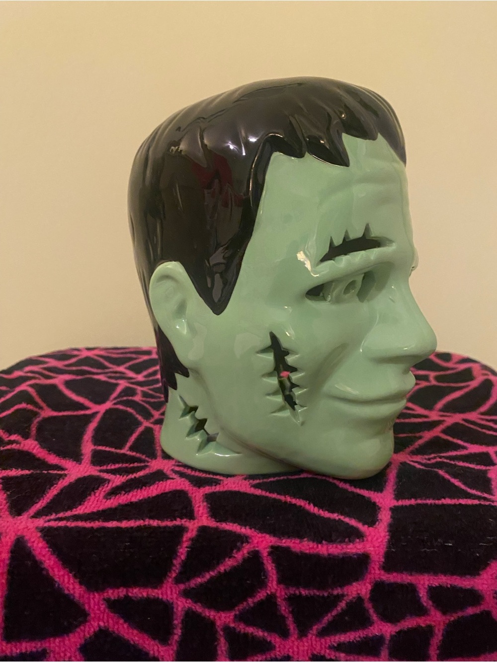 Green Frankenstein Ceramic Light